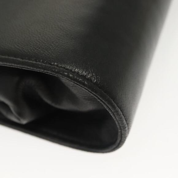 GUCCI Shoulder Bag Leather Black Gold 005 406 005 406